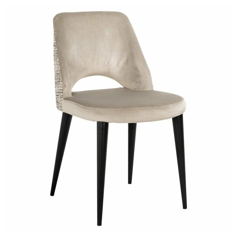 RICHMOND krzesło TABITHA beżowe - trudnopalne