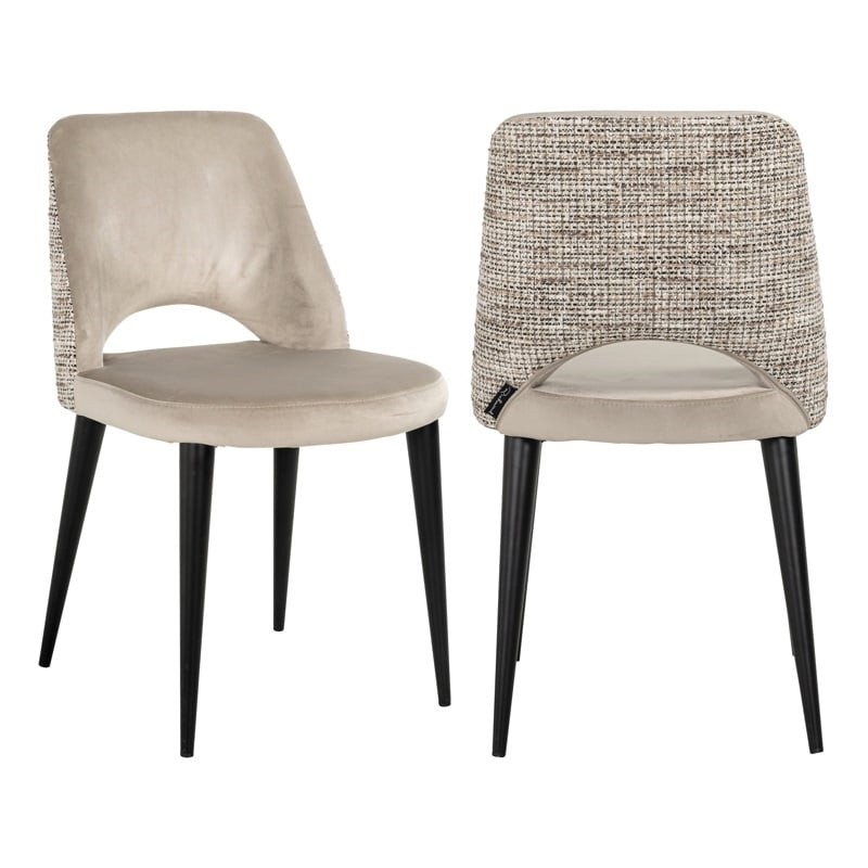 RICHMOND krzesło TABITHA beżowe - trudnopalne