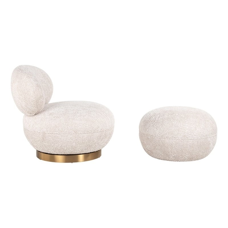 RICHMOND pufa JACE beżowa