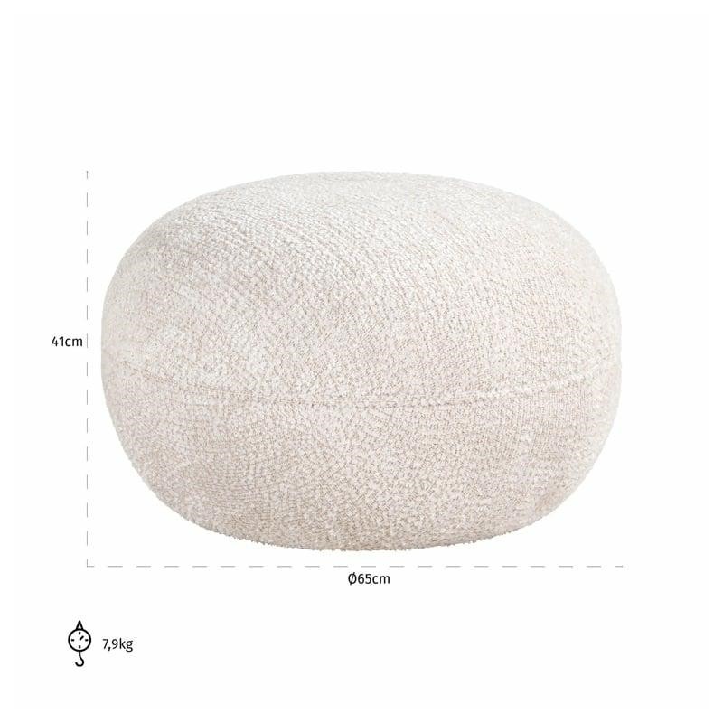 RICHMOND pufa JACE beżowa