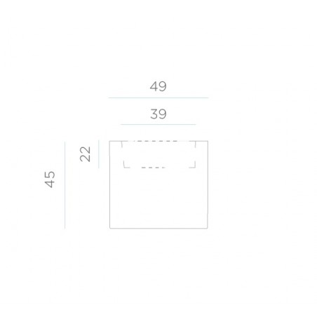 NEW GARDEN donica NARCISO 50 SOLAR & BATTERY biała