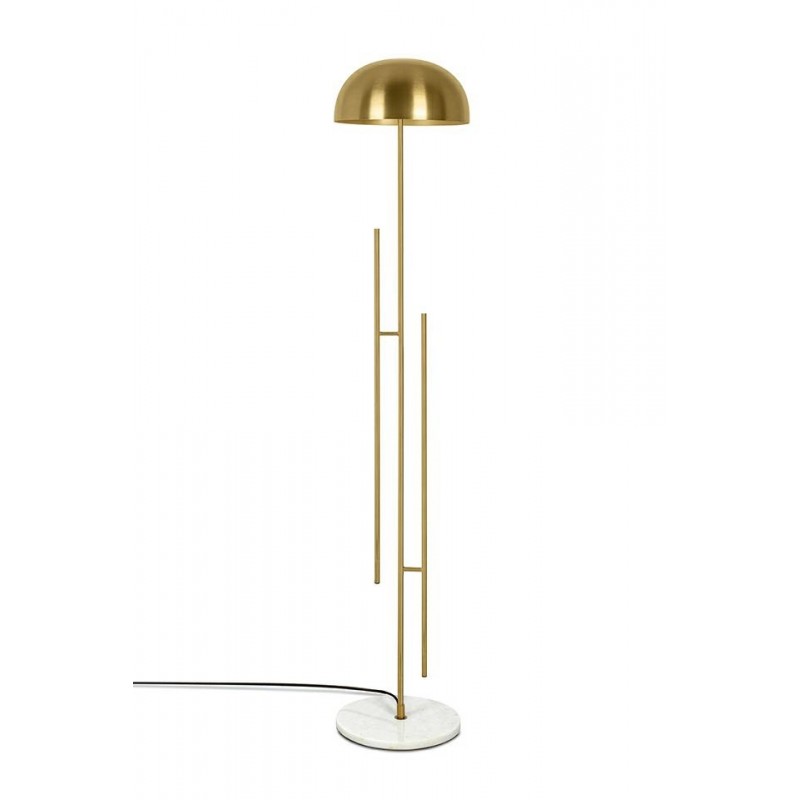 KARE lampa podłogowa SOLO - mosiądz, marmur