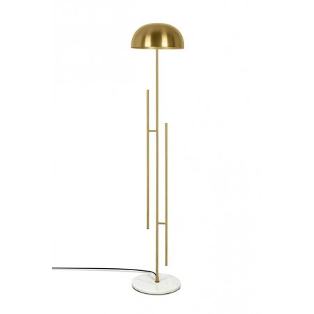 KARE lampa podłogowa SOLO - mosiądz, marmur