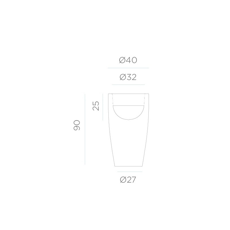 NEW GARDEN donica BAMBU 90 CABLE biała