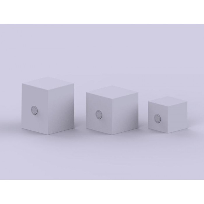 NEW GARDEN lampa przenośna CUBY 45 PLAY biała