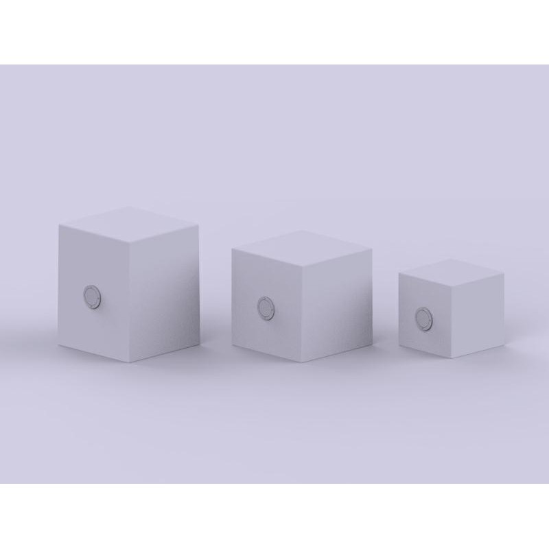 NEW GARDEN lampa przenośna CUBY 45 PLAY biała