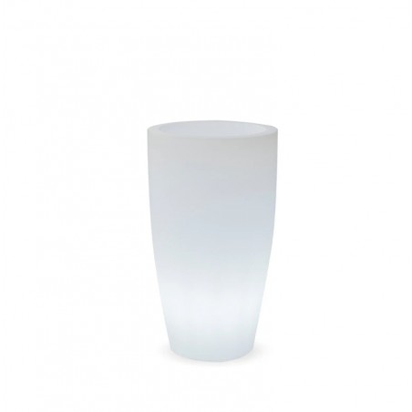 NEW GARDEN donica BAMBU 70 BATTERY biała