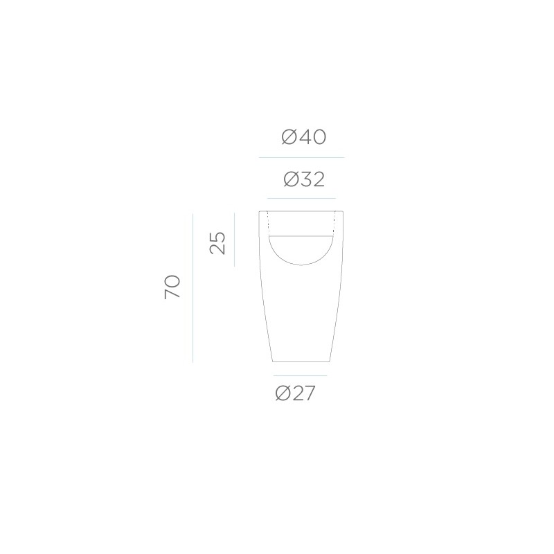 NEW GARDEN donica BAMBU 70 BATTERY biała