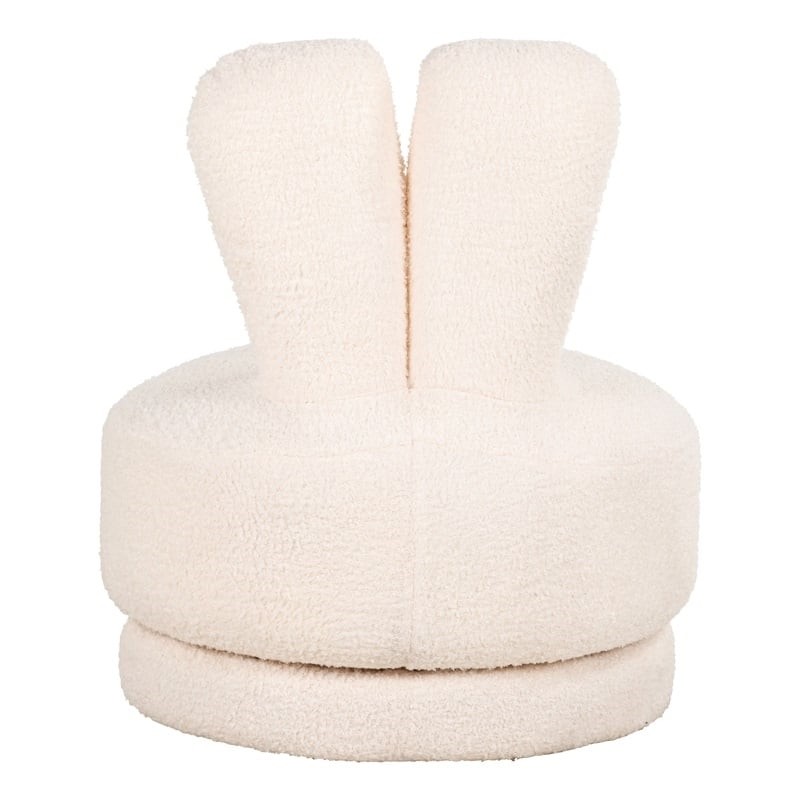 RICHMOND fotel dziecięcy BUNNY biały - funkcja obrotowa