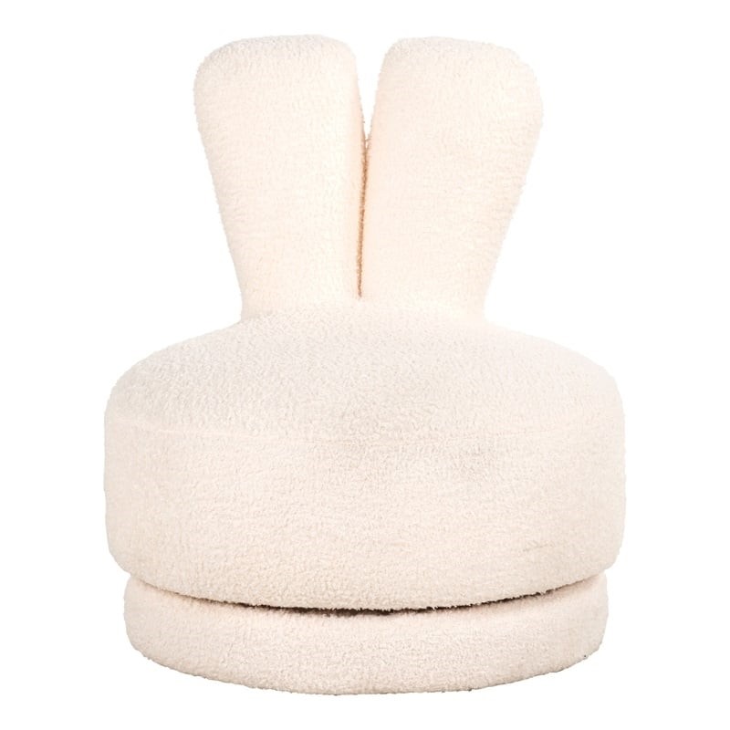 RICHMOND fotel dziecięcy BUNNY biały - funkcja obrotowa