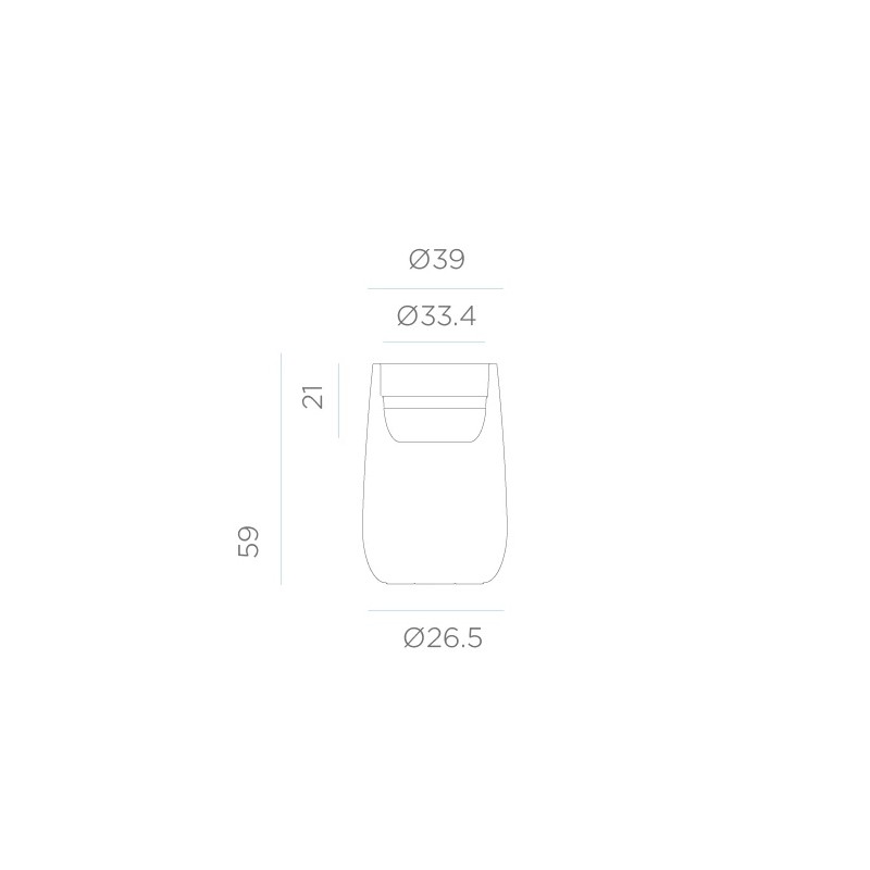 NEW GARDEN donica CAMELIA HIGH SOLAR & BATTERY biała