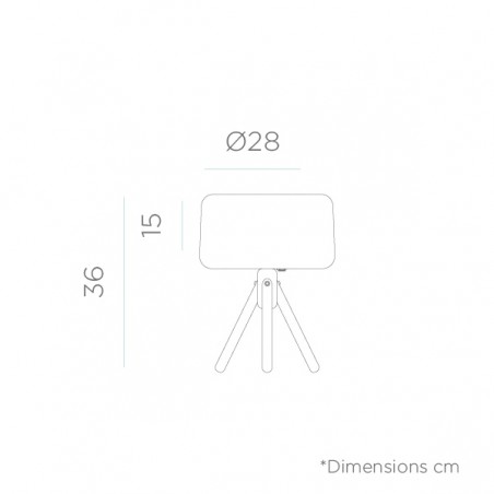 NEW GARDEN lampa stołowa CHLOE 35 SOLAR & BATTERY
