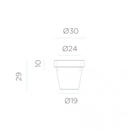 NEW GARDEN donica MAGNOLIA 30 SOLAR & BATTERY biała