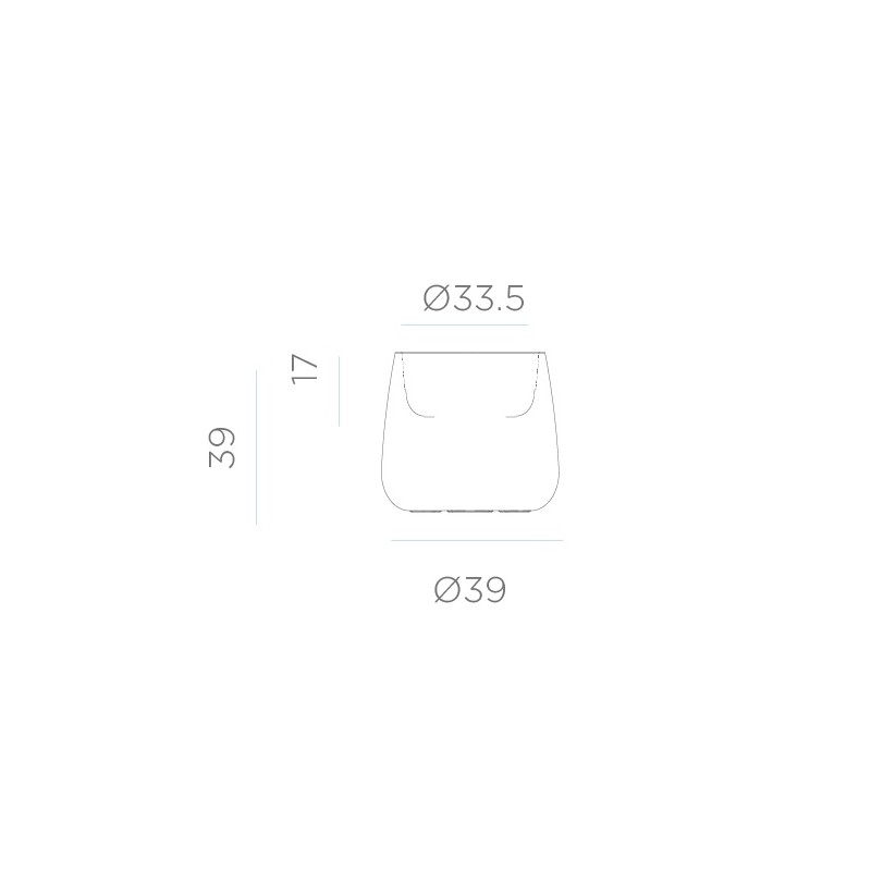 NEW GARDEN donica CAMELIA 40 CABLE biała