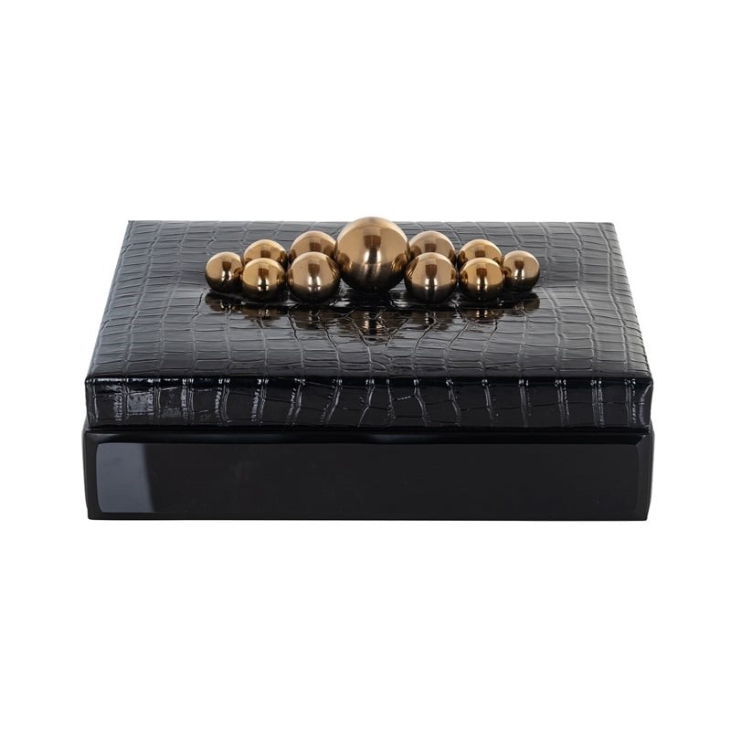 RICHMOND pojemnik na biżuterię NINA L czarny