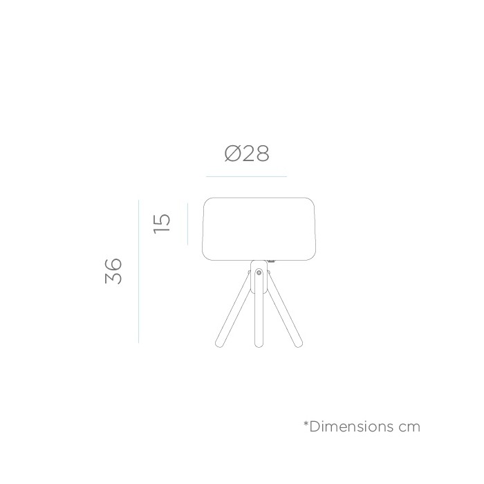 NEW GARDEN lampa stołowa CHLOE 35 CABLE JUTE