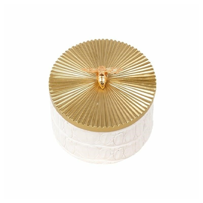 RICHMOND pojemnik na biżuterię BEEZ S biały