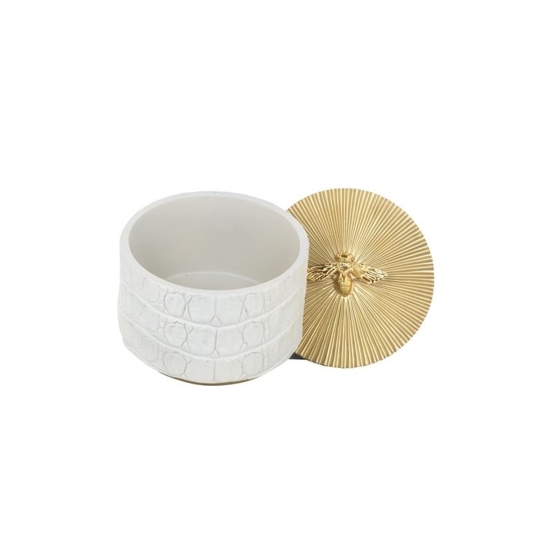 RICHMOND pojemnik na biżuterię BEEZ S biały