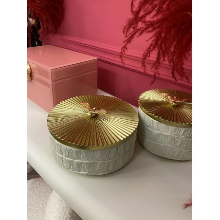 RICHMOND pojemnik na biżuterię BEEZ S biały