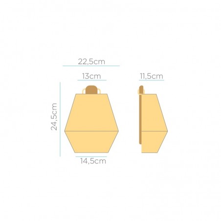 NEW GARDEN lampa ścienna SISINE 25 WALL IN&OUT BATTERY