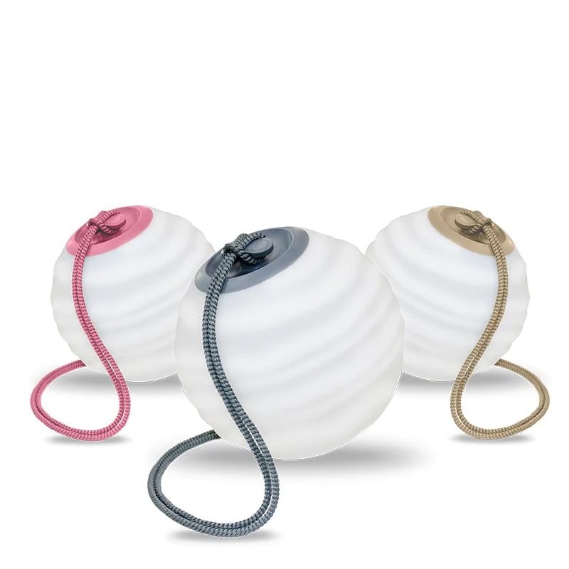 NEW GARDEN lampa wisząca SORA 25 BATTERY GREY