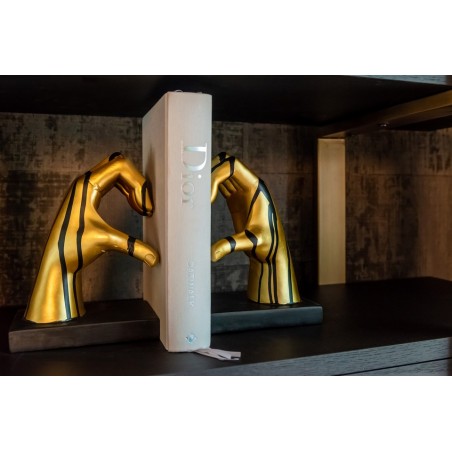 RICHMOND podpórka do książek LOVE czarno-złota