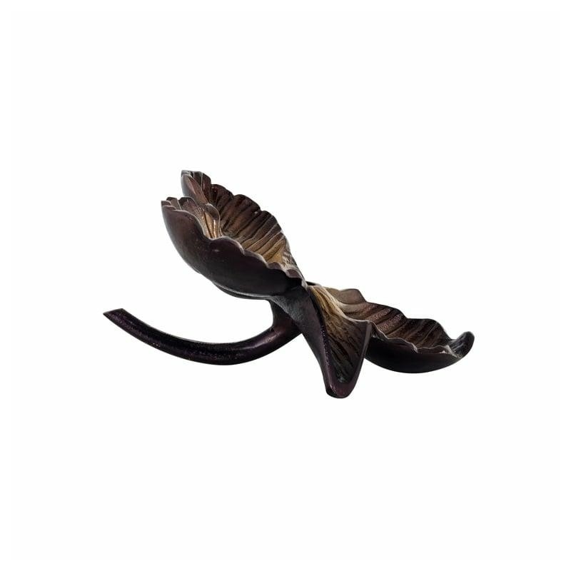 RICHMOND świecznik BLOSSOM brązowy