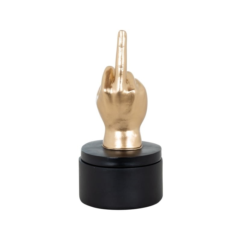 RICHMOND pojemnik dekoracyjny JENTO czarno-złoty