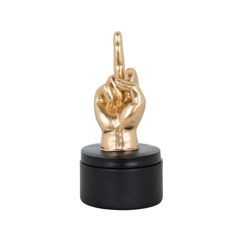 RICHMOND pojemnik dekoracyjny JENTO czarno-złoty