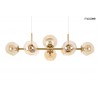 MOOSEE lampa wisząca ROMEO GOLD   złota / bursztynowa
