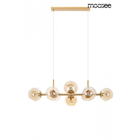 MOOSEE lampa wisząca ROMEO GOLD   złota / bursztynowa