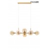 MOOSEE lampa wisząca ROMEO GOLD   złota / bursztynowa