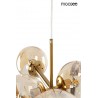 MOOSEE lampa wisząca ROMEO GOLD   złota / bursztynowa