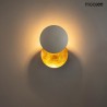 MOOSEE lampa ścienna ECLISE złota / biała