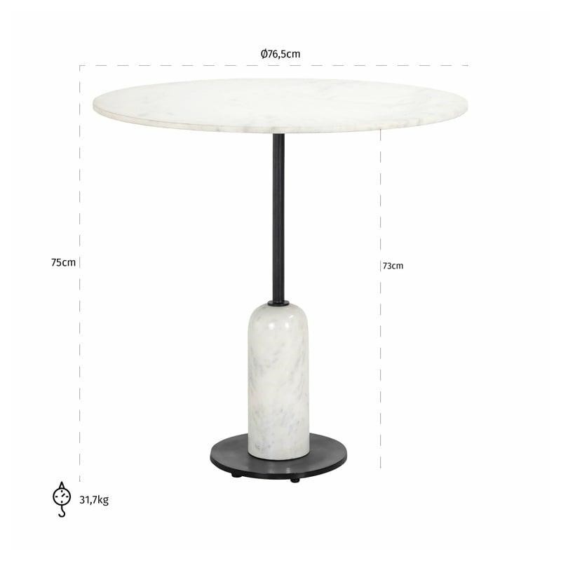 RICHMOND stół jadalniany JAGGER 76,5