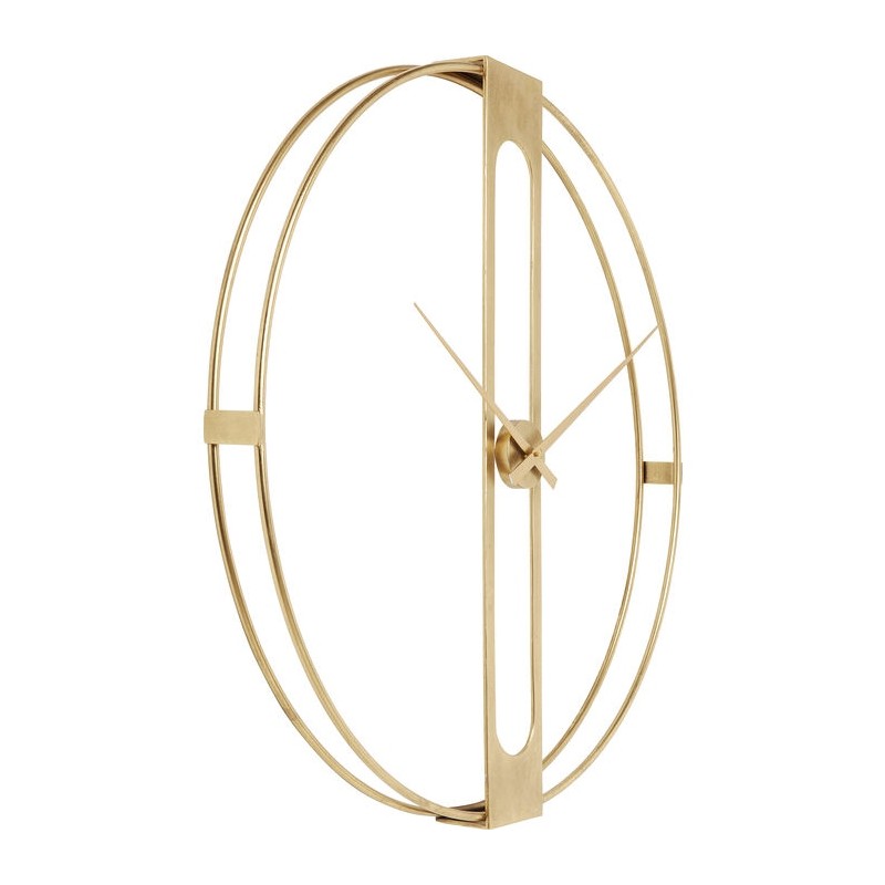 KARE zegar CLIP 107 złoty