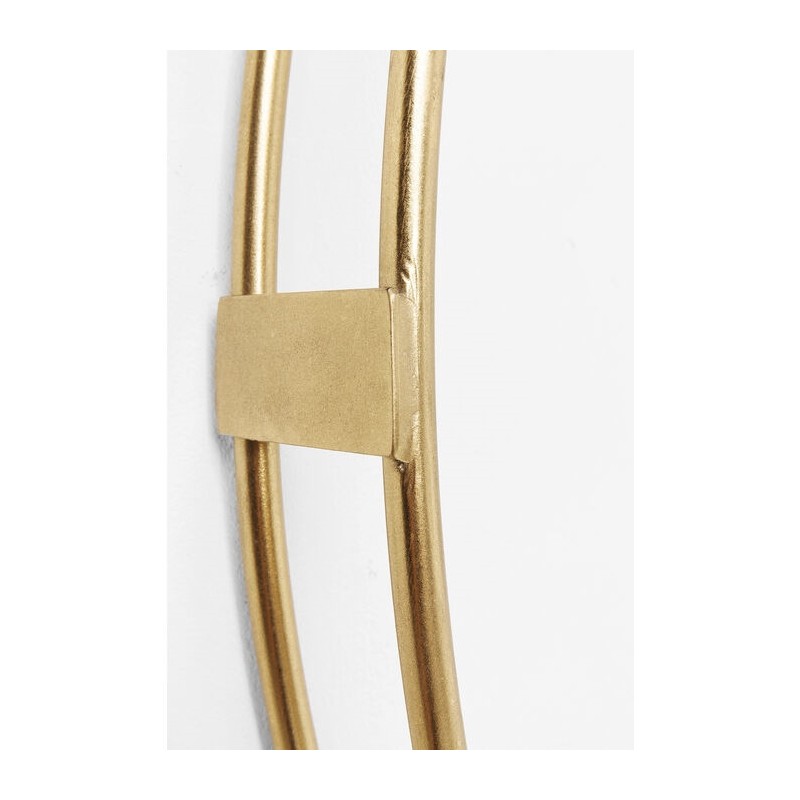 KARE zegar CLIP 107 złoty