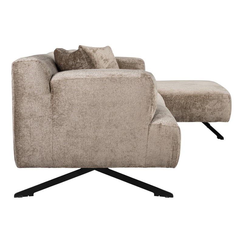 RICHMOND sofa narożna DONOVAN R brązowa