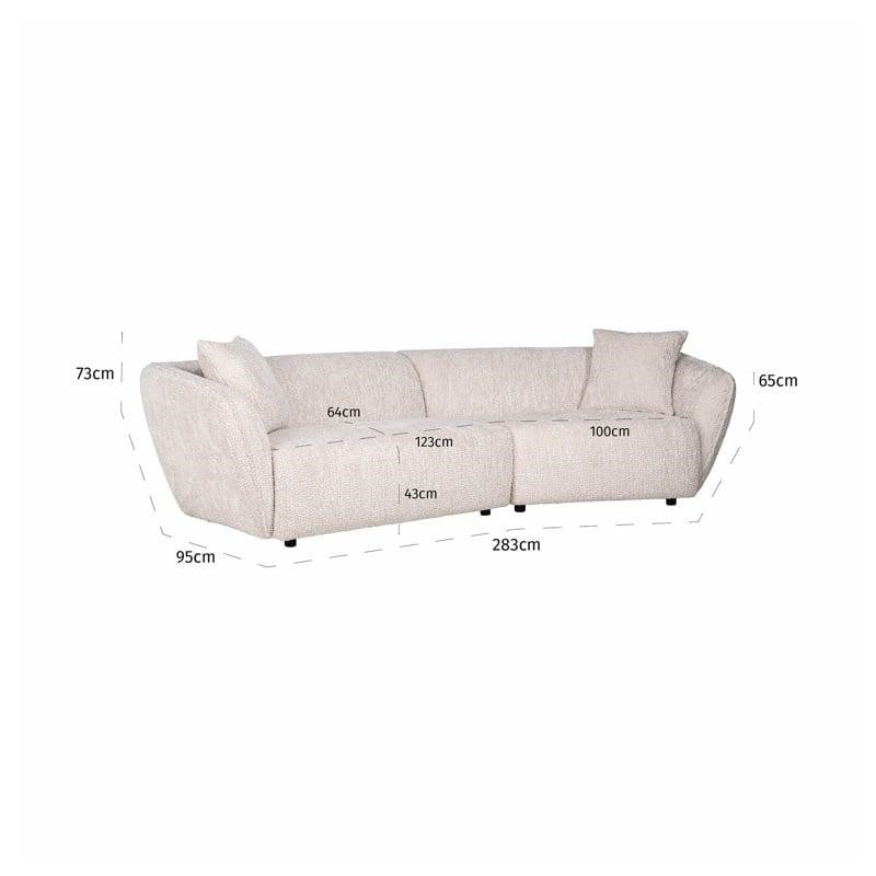 RICHMOND sofa ARMAND beżowa