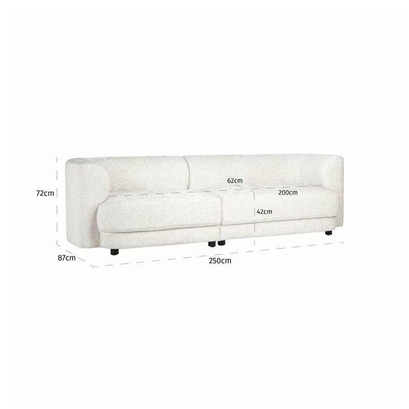 RICHMOND sofa DAVINA biała