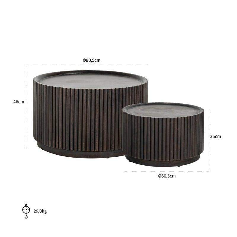 RICHMOND zestaw stolików VICI