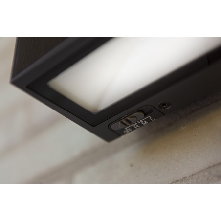 Lutec Lampa zewnętrzna ścienna INKA HYBRID 6989101118 szary i odcienie szarości