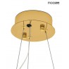 MOOSEE lampa wisząca FLORENS 60 złota