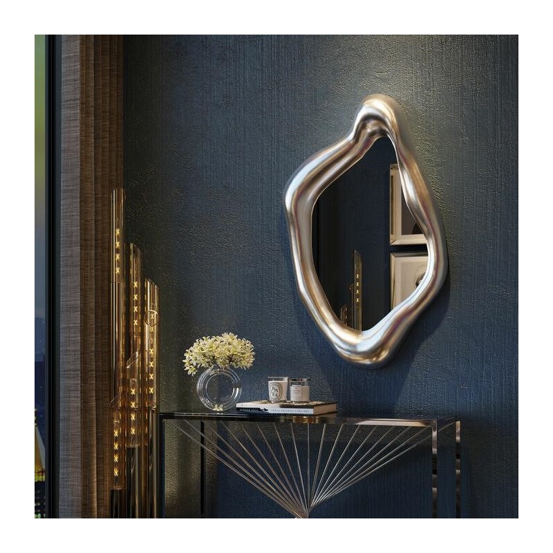 KARE lustro ścienne HOLOGRAM 119x76 cm srebrne