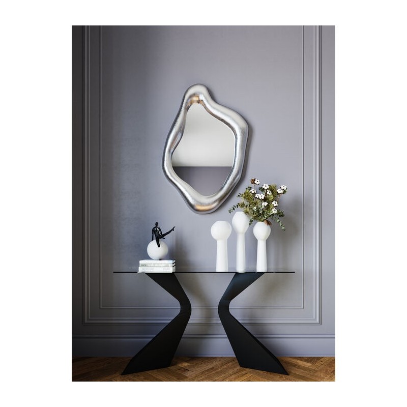 KARE lustro ścienne HOLOGRAM 117x68 cm srebrne