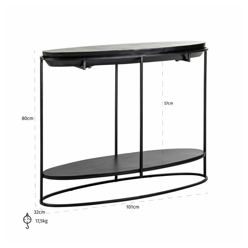 RICHMOND konsola CALESTA czarna