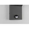 Trio Lampa zewnętrzna ścienna ADOUR - CZUJNIK RUCHU 245569142 antracyt