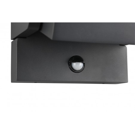 Trio Lampa zewnętrzna ścienna KANSAS - CZUJNIK RUCHU 246869142 antracyt