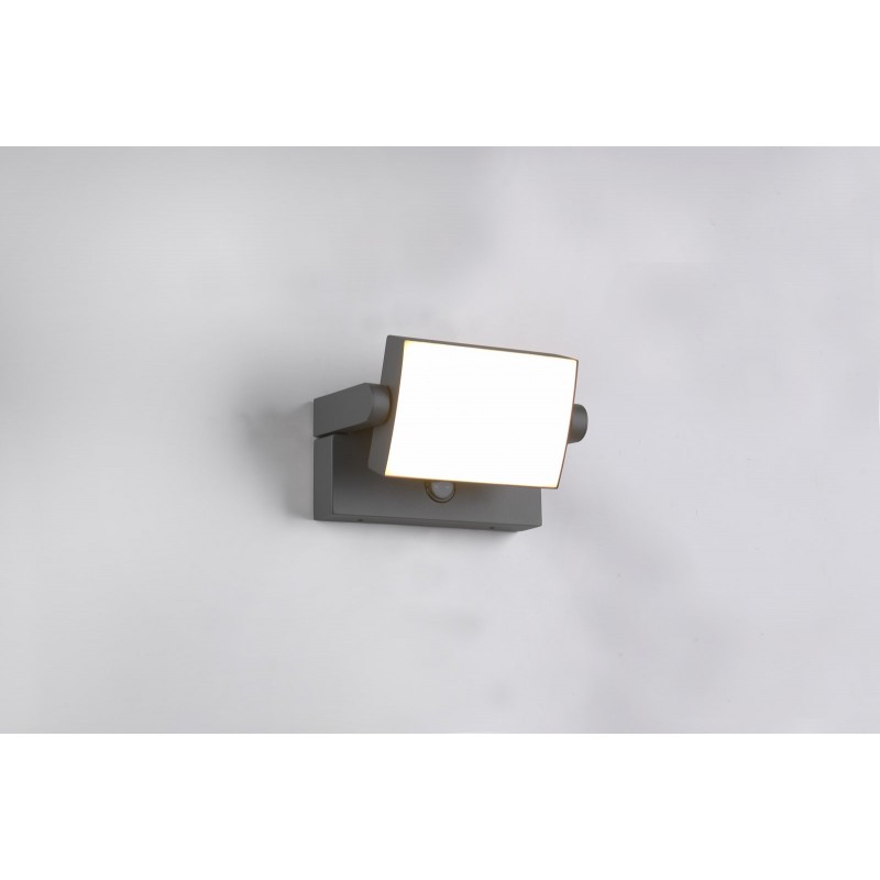 Trio Lampa zewnętrzna ścienna KANSAS - CZUJNIK RUCHU 246869142 antracyt