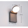 Trio Lampa zewnętrzna ścienna ADOUR 245560142 antracyt